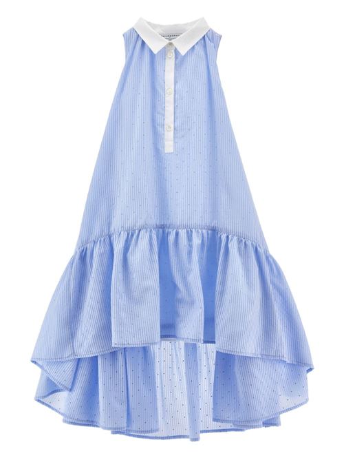 Abito bambina Philosophy celeste bacchettina con borchiette PHILOSOPHY KIDS | I1G91273160058